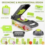 12 In 1 Vegetable Cutter Slicer Grater Chopper