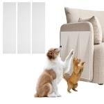 Door Scratch Protector – Clear PVC, 3/5 Pcs, Wear-Resistant Dog & Cat