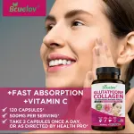 Bcuelov Glutathione Collagen Capsules 1200mg