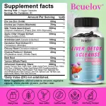 Bcuelov Liver Cleanse Detox Capsules