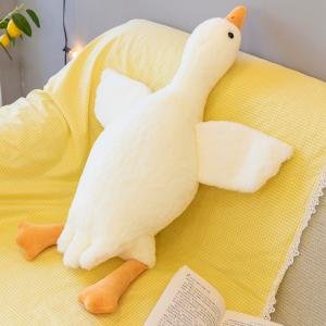 50-190cm Fluffy Goose Plush Toy – Cute Stuffed Animal Pillow