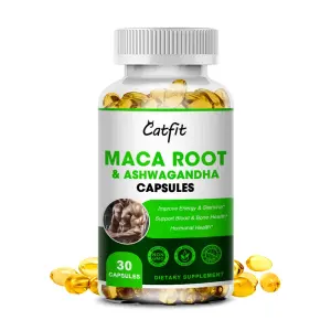 Catfit Maca Root & Ashwagandha Capsules