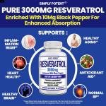 Daitea Resveratrol 3000mg Capsules