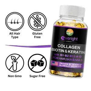 Everight Collagen Biotin Keratin Capsules
