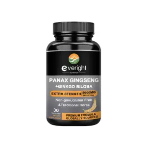 Everight Korean Red Ginseng Ginkgo Biloba Capsules
