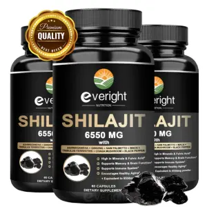 Everight Shilajit Resin Himalayan Capsules