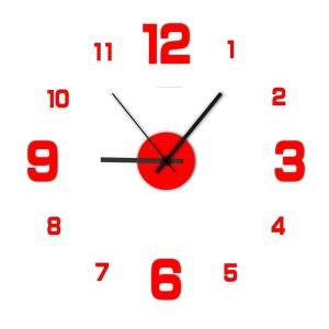 Frameless 3D LED Wall Clock – Silent Art Decor for Bedroom, Kitchen