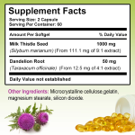 Mutsweet Milk Thistle Capsules