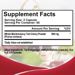 Mutsweet Montmorency Tart Cherry Capsules