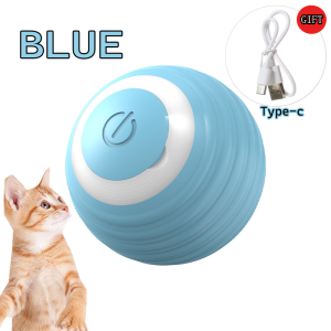 Automatic Interactive Cat Toy – Rechargeable Rolling Electric Ball