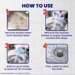 Powerful Drain & Sink Cleaner Powder