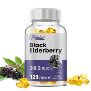 Pslalae Black Elderberry Capsules 3000 Mg