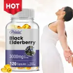 Pslalae Black Elderberry Capsules 3000 Mg