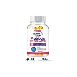 Pslalae Women's RAW Probiotic 100 Billion CFU