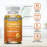 Mulittea Vitamin E 1000iu (670mg) Capsules
