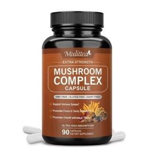 Mulittea Extra Strength Mushroom Complex capsules