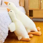 50-190cm Fluffy Goose Plush Toy – Cute Stuffed Animal Pillow