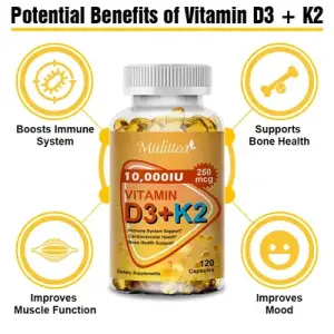 Mulittea Vitamin D3+k2 Capsules