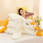 50-190cm Fluffy Goose Plush Toy – Cute Stuffed Animal Pillow