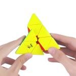 Yuxin Magic Cube 3x3 Pyramix – Stickerless Professional Speed Cube Toy