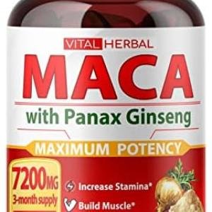 Vital Herbal Maca Ashwagandha + Panax Ginseng