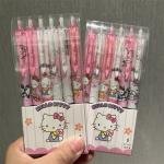 Sanrio Hello Kitty Gel Pen Set – 6pcs Y2k Series with 0.55mm Refill