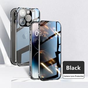 Anti-Peep Privacy Magnetic Adsorption Case for iPhone 11-15 Pro Max